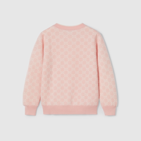 Children's GG wool jacquard sweater