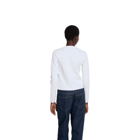 Stretch GG viscose jacquard cardigan