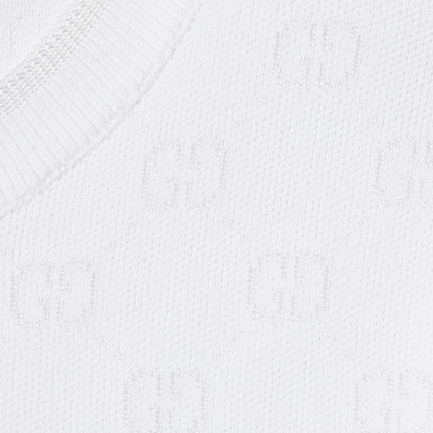 Stretch GG viscose jacquard cardigan