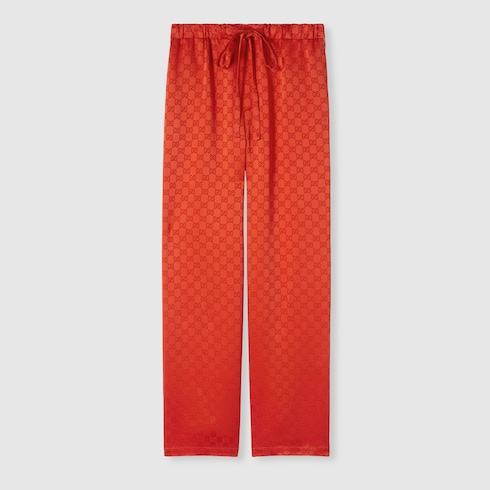 Pantalone in raso GG