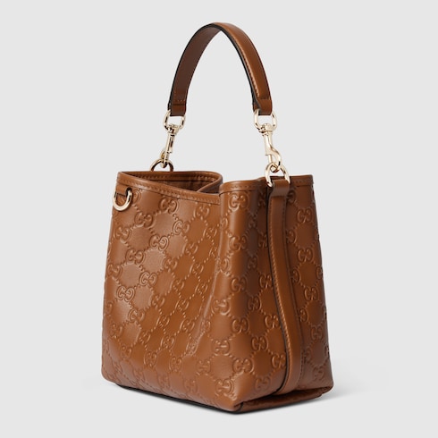 GG Emblem small bucket bag