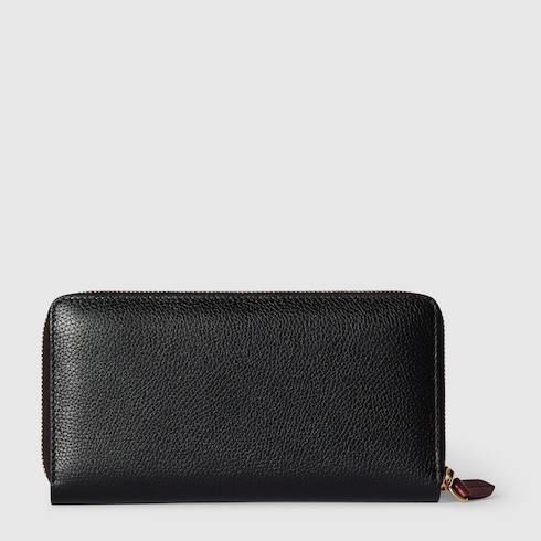 Bi-color GG Marmont zip around wallet