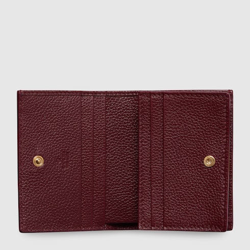 Bi-color GG Marmont small wallet