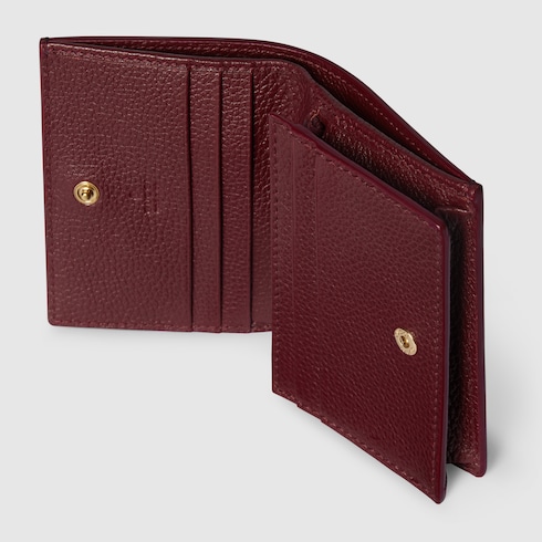 Bi-color GG Marmont small wallet