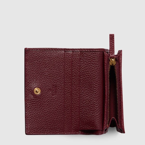 Bi-color GG Marmont small wallet