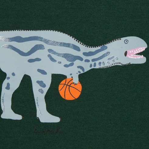 T-shirt bambino in cotone con stampa