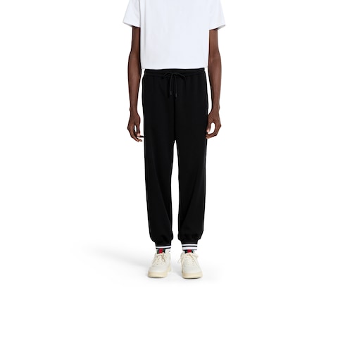 Technical jersey sportswear pants