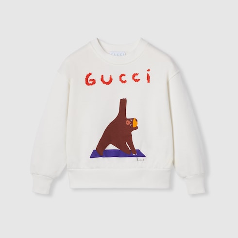 Children's cotton sweatshirt with print