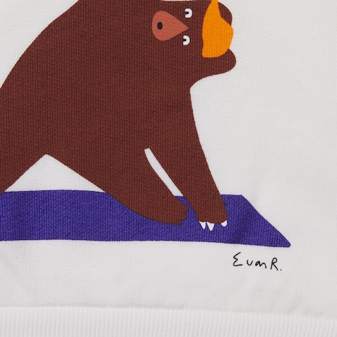 Children's cotton sweatshirt with print