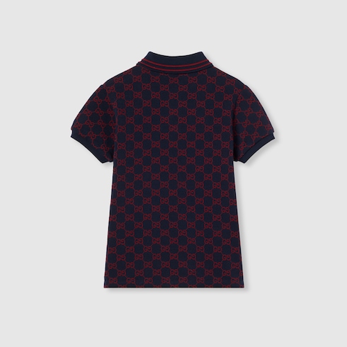 Children's GG cotton polo shirt