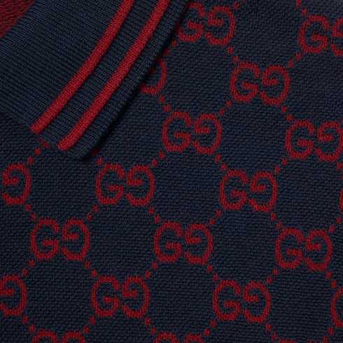 Polo bambino in cotone GG