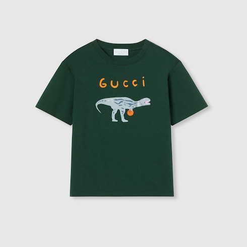 T-shirt bambino in cotone con stampa