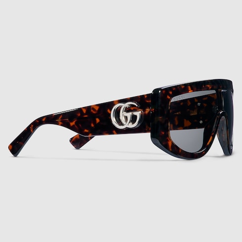 Rectangular frame sunglasses