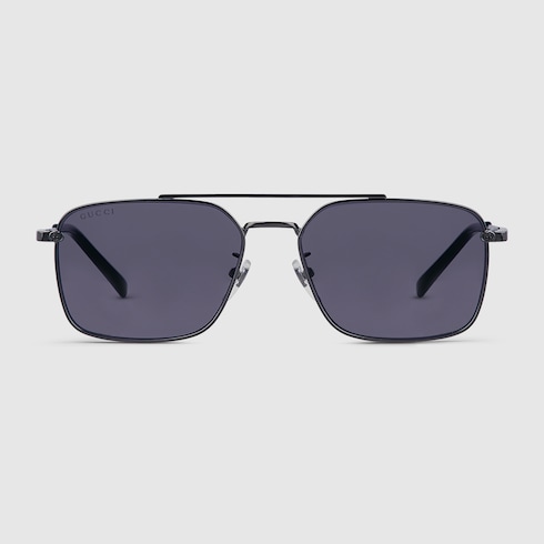 Specialized fit rectangular sunglasses