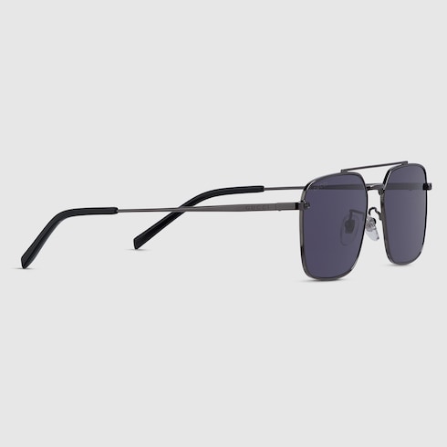 Specialized fit rectangular sunglasses