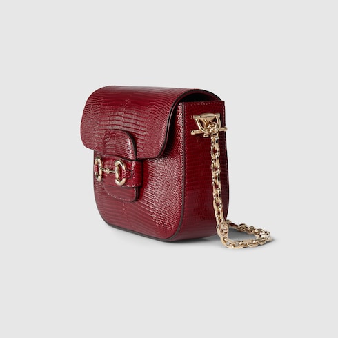 Gucci Horsebit 1955 lizard mini bag