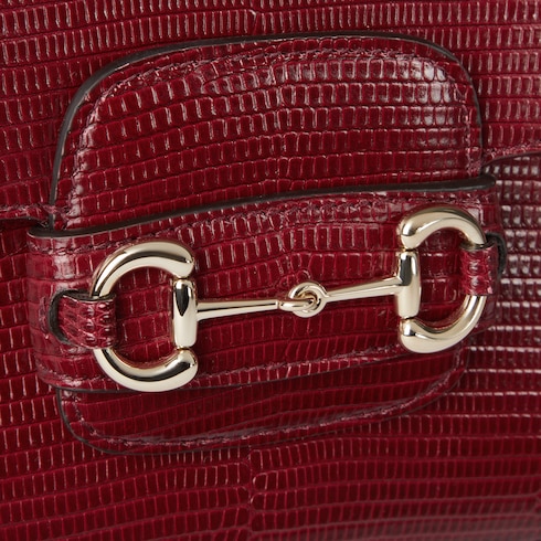 Gucci Horsebit 1955 lizard mini bag
