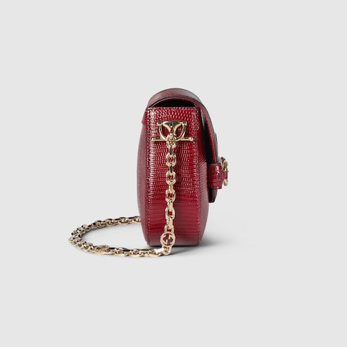Gucci Horsebit 1955 lizard mini bag