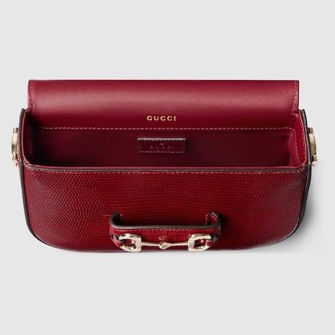 Gucci Horsebit 1955 lizard mini bag