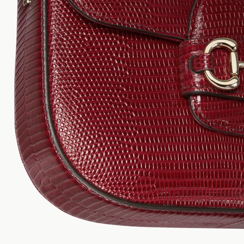 Gucci Horsebit 1955 lizard mini bag