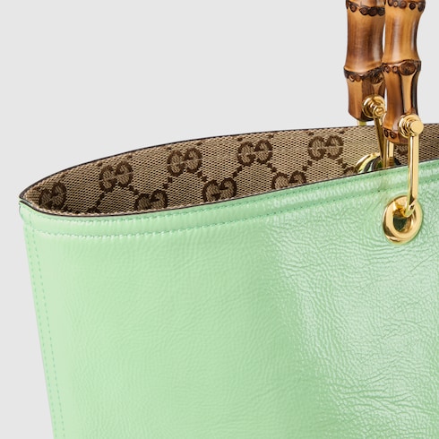 Bamboo large reversible tote bag Detail 6