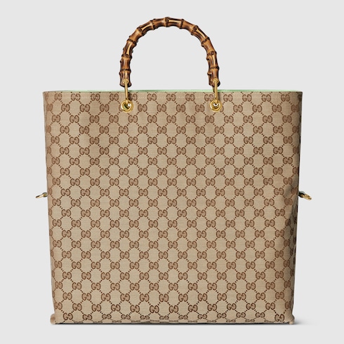 Bamboo large reversible tote bag Detail 8