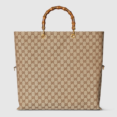 Bamboo large reversible tote bag