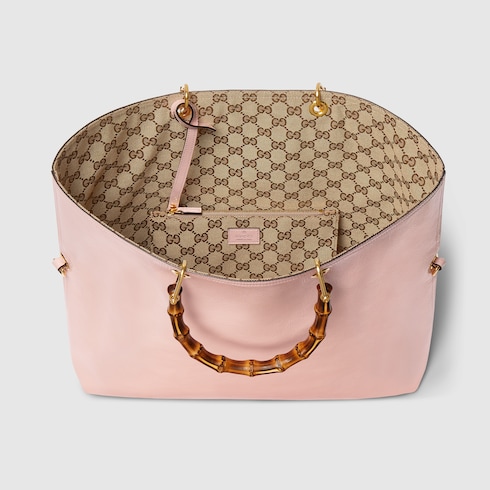 Bamboo large reversible tote bag