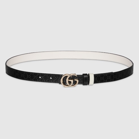 Reversible GG Marmont thin belt