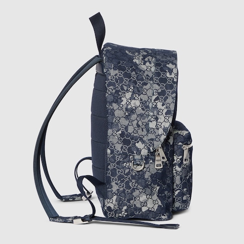 GG denim large backpack