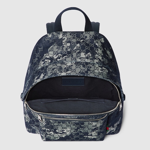 GG denim large backpack
