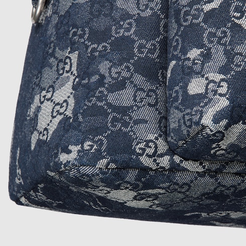 GG denim large backpack
