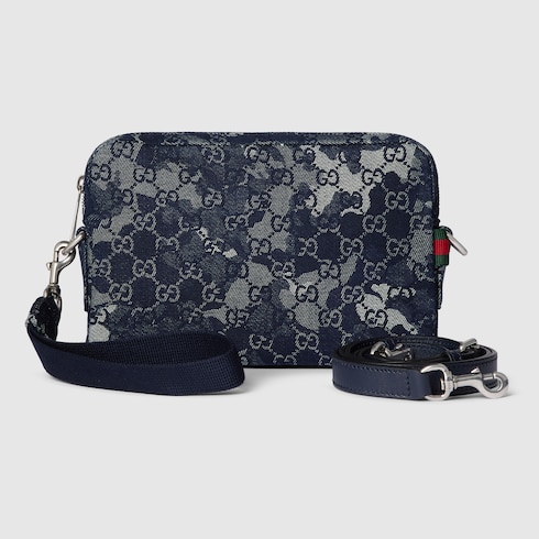 Kleine Umhängetasche aus GG Denim