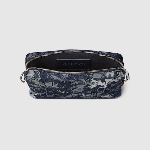 Kleine Umhängetasche aus GG Denim