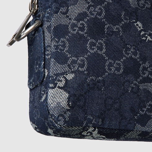 Kleine Umhängetasche aus GG Denim