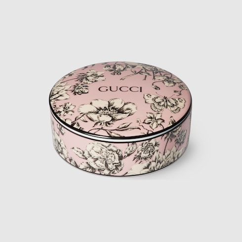 グッチ フローラ スケッチ プリント ラウンド ボックス
