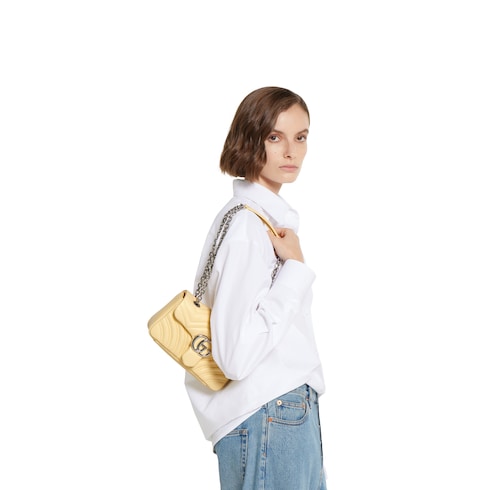 Borsa a spalla GG Marmont misura piccola