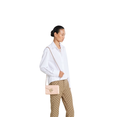 GG Marmont wallet on chain