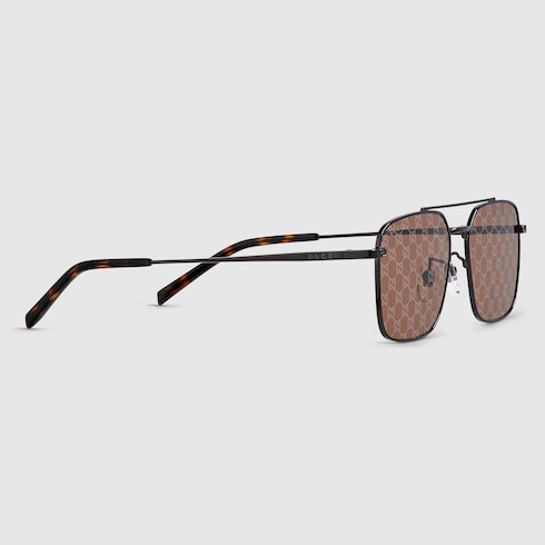 Specialized fit rectangular sunglasses