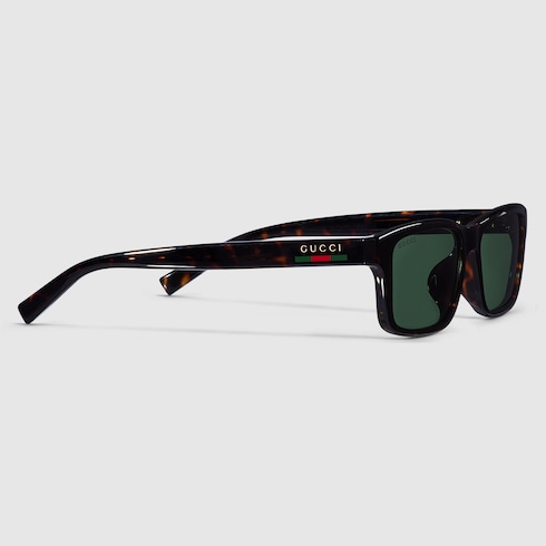 Rectangular frame sunglasses