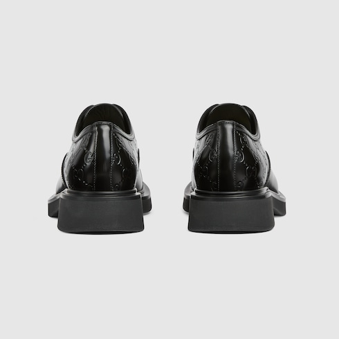 Men's lace-up shoe with GG detail