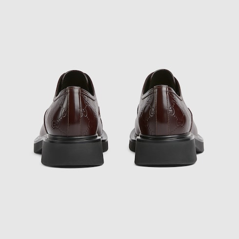 Men's lace-up shoe with GG detail