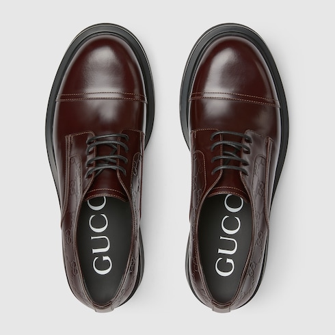 Men's lace-up shoe with GG detail