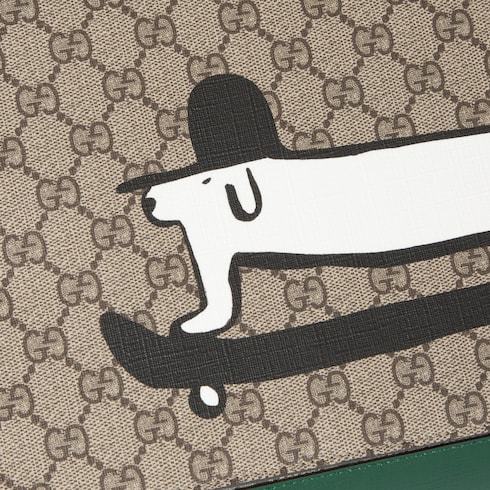 Large printed GG changing bag