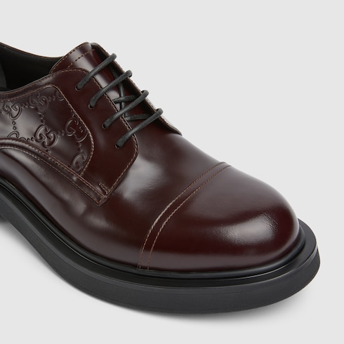 Herrenschnürschuh mit GG Detail