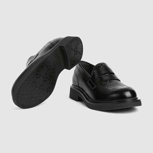 Herrenloafer mit GG Detail