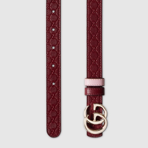 Reversible GG Marmont thin belt