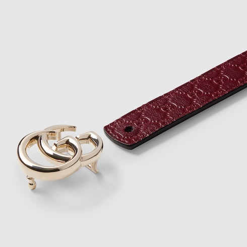 Reversible GG Marmont thin belt