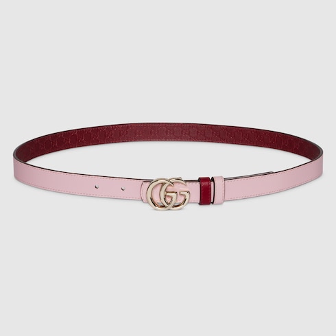 Reversible GG Marmont thin belt