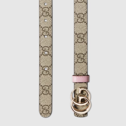Ceinture fine réversible GG Marmont